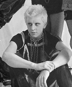 Punk Steve Strange in Wales 1976